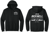 BLACK STRIPE HOODIE - X LARGE