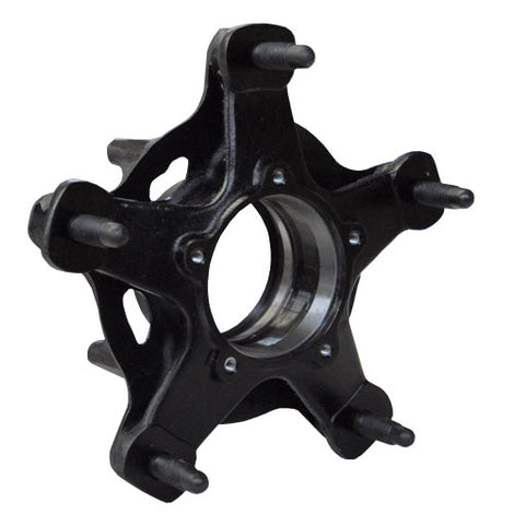 BLACK W5 FRONT 2-7/8" HUB - NO BEARINGS