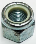 REGULAR NYLOCK NUT, 1/4" C. ZINC