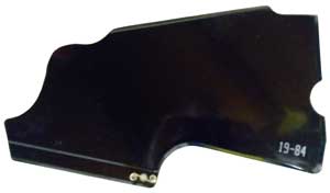 REAR END TIN RIGHT REAR SECTION BLACK