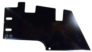 REAR END TIN RIGHT FRONT SECTION BLACK