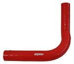 SMALL BLOCK LOWER RAD HOSE (RED)