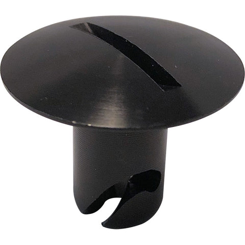 Black Big Oval Head Aluminum 7/16".600 Grip