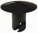 Black 7/16" Aluminum BIG Oval Head .500" Grip