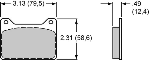 POWERLITE BRAKE PAD SET
