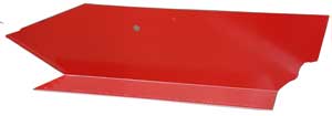 Right Front Radius Rod Cover - X-Red