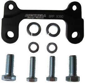 FRONT CALIPER MOUNT with HARDWARE (BLACK)