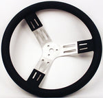 15" x 2-3/4" DISH ALUMINUM STEERING WHEEL