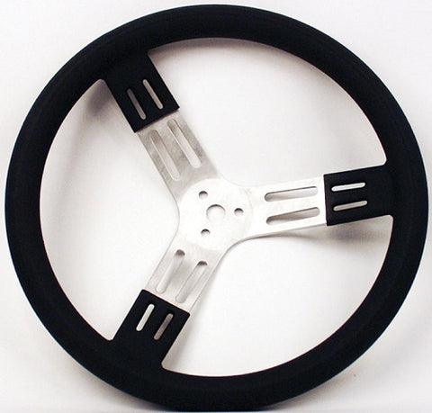 17" DISH ALUMINUM STEERING WHEEL