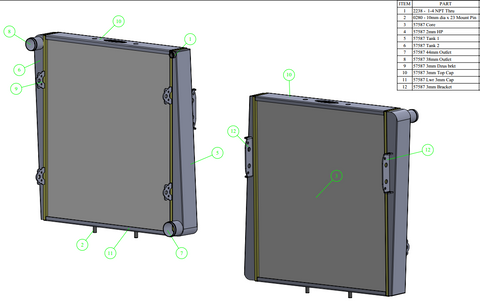 Dirt Modified Single Pass Radiator