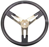 17" FLAT ALUM STEERING WHEEL